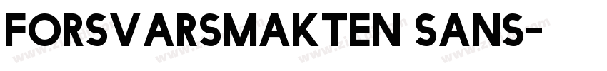 Forsvarsmakten Sans字体转换